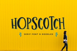 Hopscotch Font + Doodles Font Download