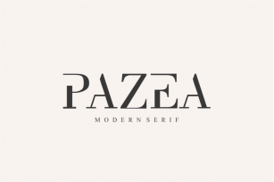 PAZEA - Modern Serif Font Download