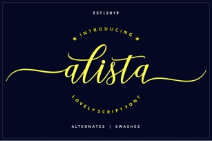Alista Script Font Download