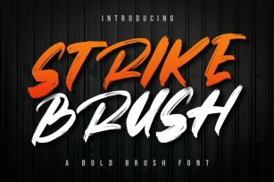 Strike Brush Font Download
