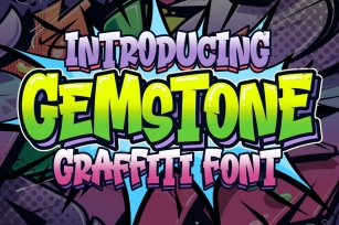 Gemstone Graffiti Font Font Download
