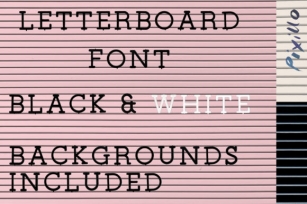 Letterboard Font Download