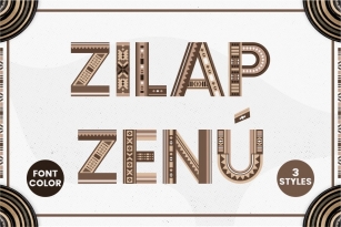 Zilap Zenu Font Download