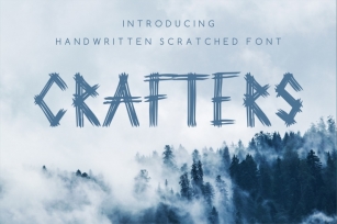 Crafters - modern font Font Download