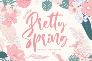 Pretty Spring Script Font Download