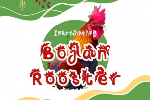 Bojan Rooster Font Download