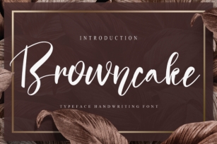 Browncake Font Download