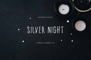 Silver Night Font Download