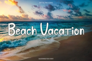 Beach Vacation Font Download