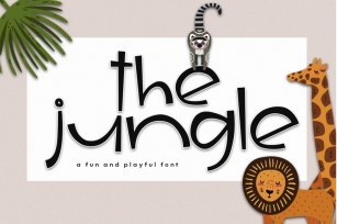 The Jungle - A Fun Handwritten Font Font Download