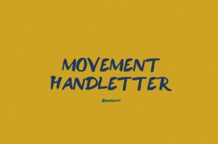 Movement Handletter Font Download