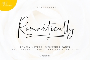 Romantically Font Download