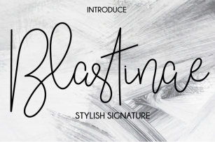 Blastinae Signature Font Download