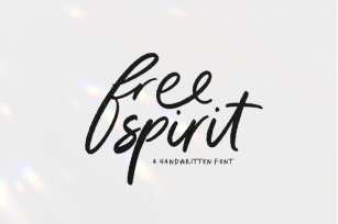 Free Spirit - Casual Handwritten Font Font Download