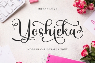 Yoshieka | Modern Calligraphy Font Font Download