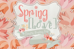 Spring Love Display Font Font Download