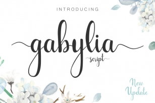 gabylia script font Font Download