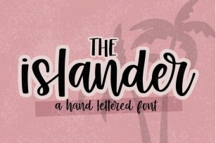 Islander - Hand Lettered Script font - crafting font Font Download