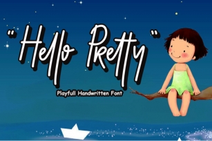 Hello Pretty Playful Font Layered Font Download