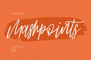 Mashpoints Handwritten Script Font Font Download