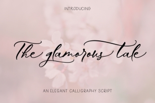 The Glamorous Tale | Elegant Font Font Download
