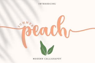 Summer Peach Font Download