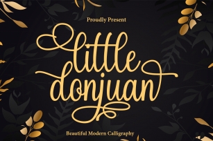 Littledonjua Font Download