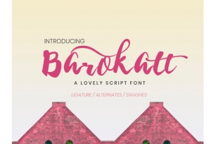 Barokatt Script Font Font Download