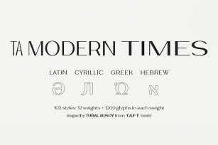 TA Modern Times NEW Font Download
