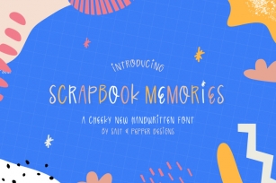 Scrapbook Memories Fonts (Craft Fonts, Handwritten Fonts, Fun Fonts) Font Download