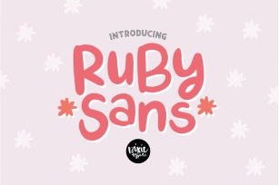 RUBY SANS a Sans Serif .OTF Font Font Download