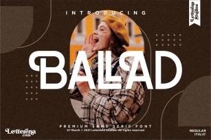 Ballad Sans Serif LS Font Download