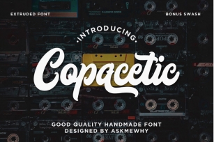 Copacetic - Extruded Various Script Font Download