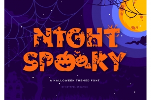Night Spooky Font Font Download