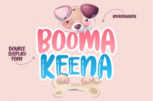 Booma Keena | Double Display Font Download