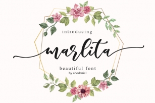 marlita -beautiful script- Font Download