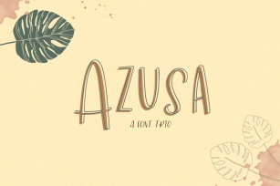 Azusa Sans Trio Font Download