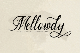 Mellowdy | A Calligraphy Script Font Download