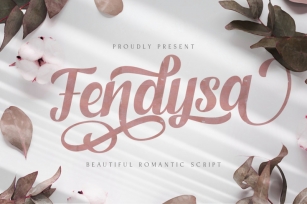 Fendysa - Romantic Calligraphy Script Font Font Download