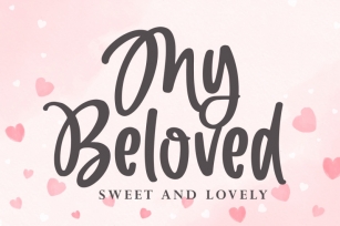 My Beloved - Sweet and Lovely Font Download
