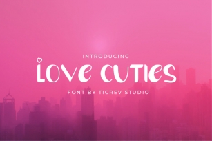 Love Cuties - Display Font Font Download