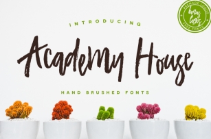 Academy House + Extras Font Download