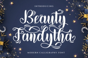 Beauty Fandhita - Script Font Font Download