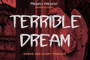 Terrible Dream - Horror And Scary Typeface Font Download