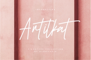 Antilkat Signature Font Download