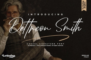 Dattreon Smith Signature LS Font Download