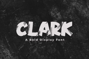 Clark - A Bold Display Font Font Download
