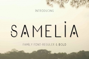 Samelia Family Font Font Download