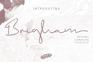 Brigham Signature Font Download