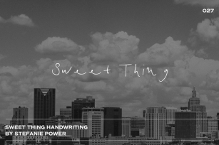 Sweet Thing Handwriting Font Download